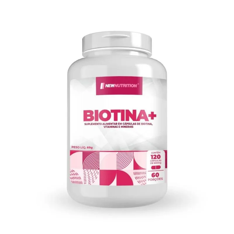 Biotina Plus 120 Cápsulas Newnutrition
