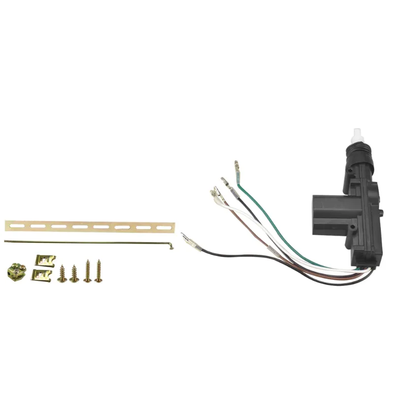Motor de Trava Elétrica Avulso Universal 12V Cinco Fios Dupla Serventia Anxt