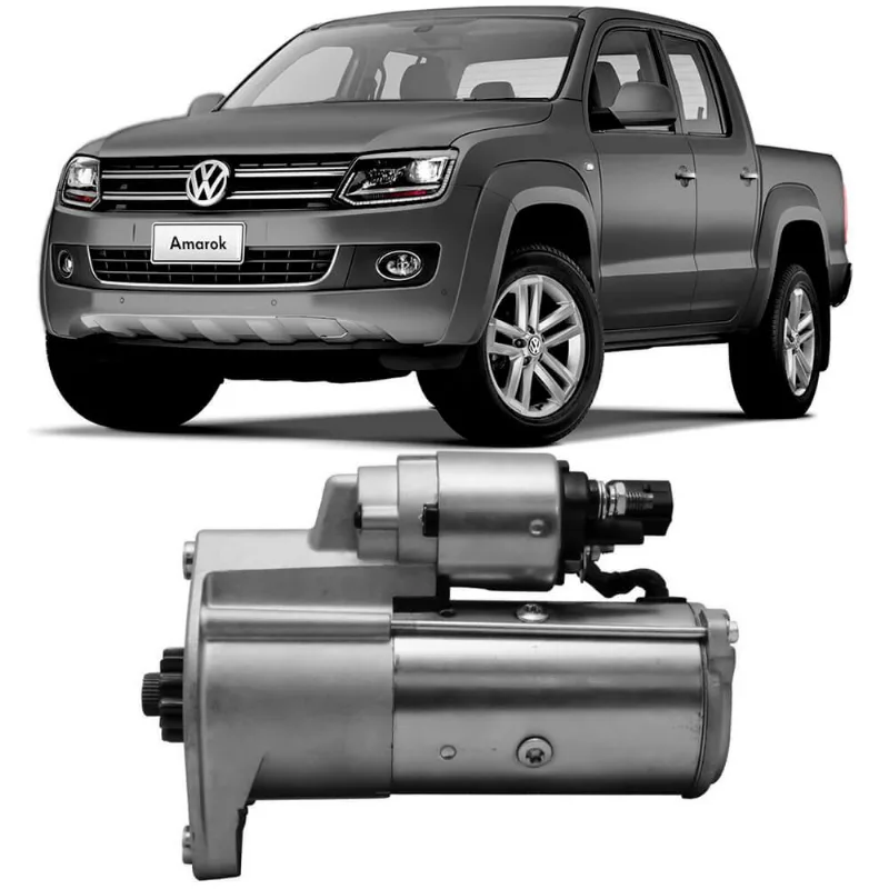 Motor Partida Arranque VW Amarok 12V 12 Dentes Euro Polo
