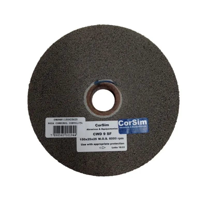 Roda Corsi-rol Convoluta d.150x25x25mm C 9 SF