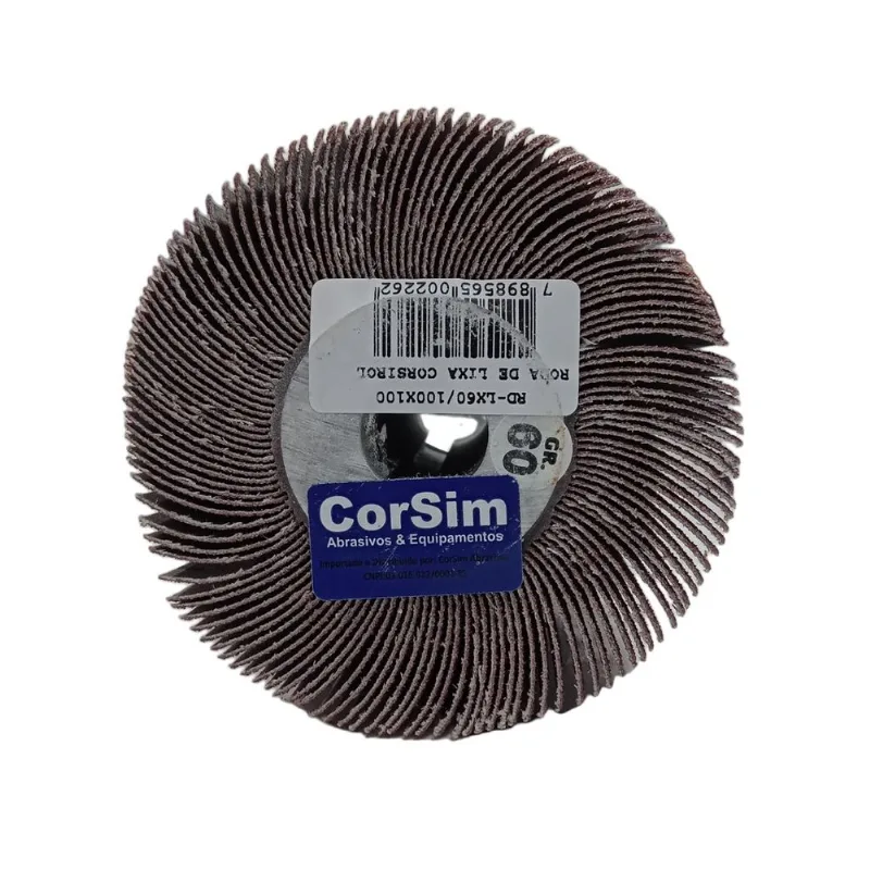 Roda de Lixa Corsi-Rol 100 x 100 mm Grão 60 Corsim RDLX60
