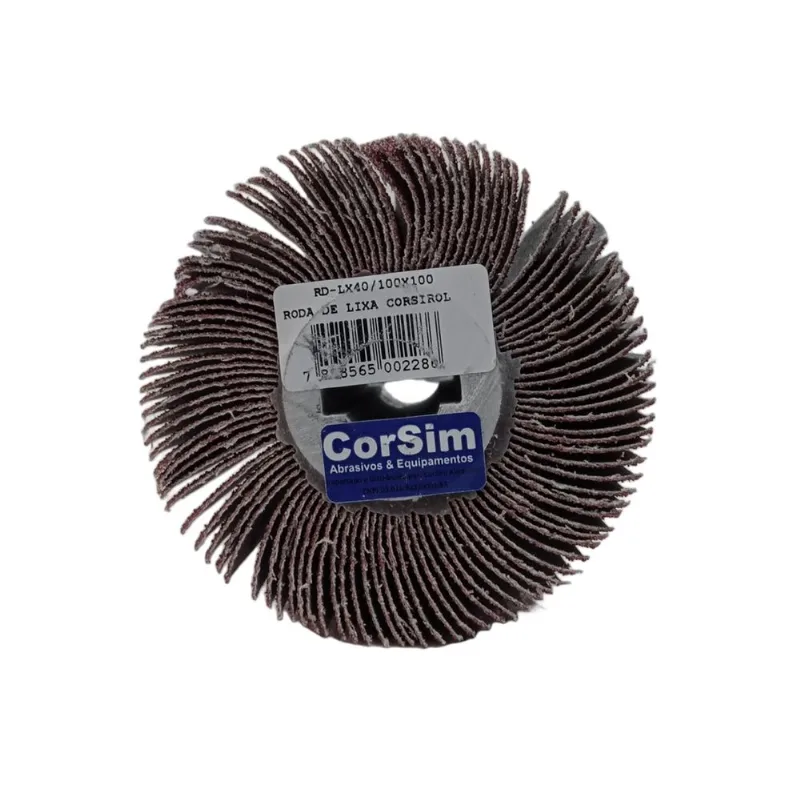 Roda de Lixa Corsi-Rol 100 x 100 mm Grão 40 Corsim RDLX40