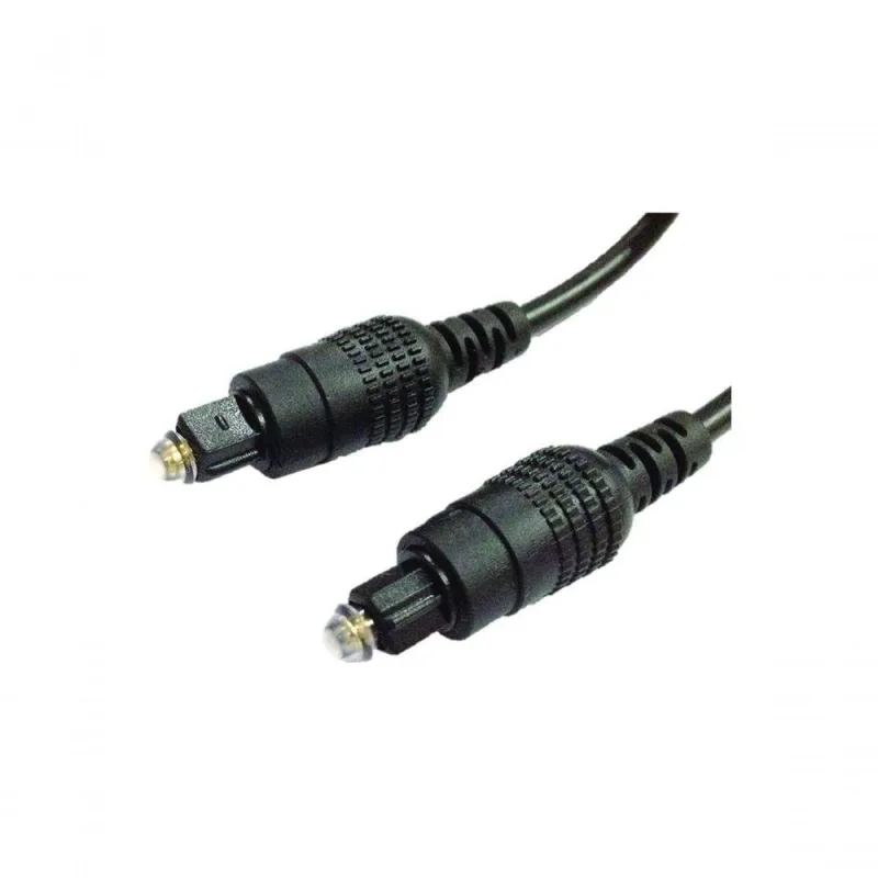 Cabo de Áudio Óptico NWT Cabo Fibra Otica para Audio 4mm Toslink 3m para Equipamentos Digitais Preto - Tagima - áudio