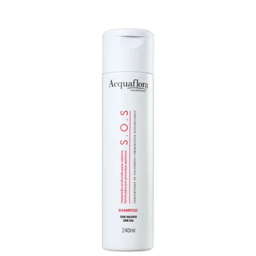 Shampoo Sos 240ml Acquaflora - ACQUAFLORA - Higiene E Beleza