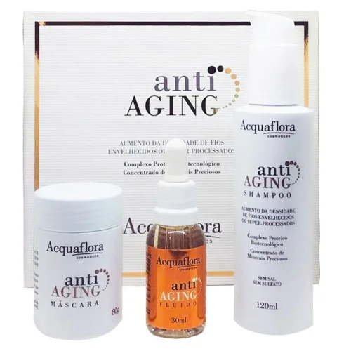 Acquaflora Kit Anti Aging - ACQUAFLORA - Higiene E Beleza