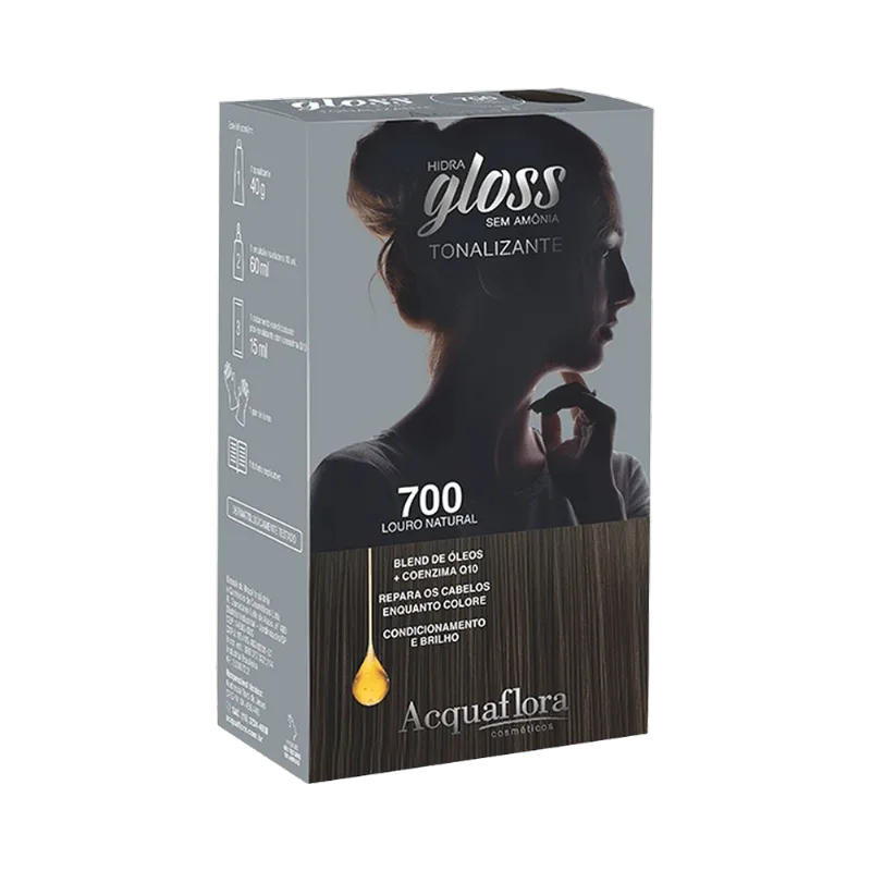 Tonalizante Acquaflora Hidra Gloss 700 Louro Natural