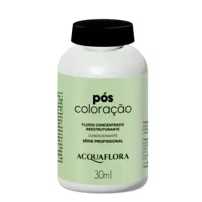 Fluido Concentrado Acquaflora Reestruturante Pós Coloração 30ml - ACQUAFLORA - Higiene E Cuidados Pessoais