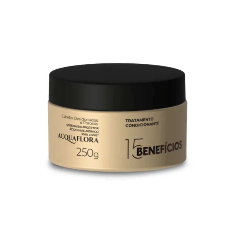 Máscara Capilar Acquaflora Condicionante 15 Benefícios 250g Tratamento Acquaflora Condicionante 15 Benefícios 250g