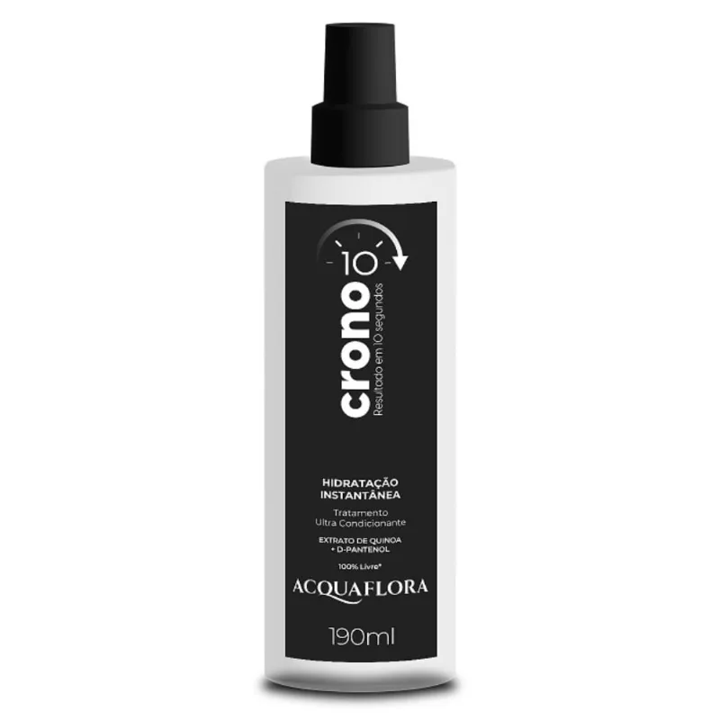 Tratamento Ultra Condicionante Acquaflora Crono 10 Hidratação Instantânea 190ml