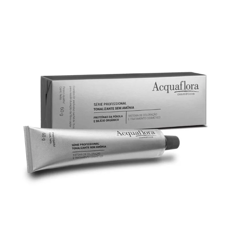 Tonalizante Acquaflora 10.91 Louro Claríssimo Pérola Acinzentado 60ml Tonaliz Acquaflora 60ml 10.91 Louro Cl. Pérola Acin