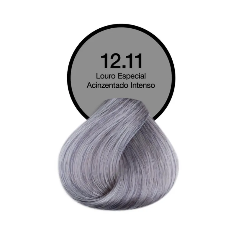 Coloração Permanente Acquaflora 12.11 Louro Especial Acinzentado Intenso 60g Tint Acquaflora 60ml 12.11 Louro Especial Acinz.In