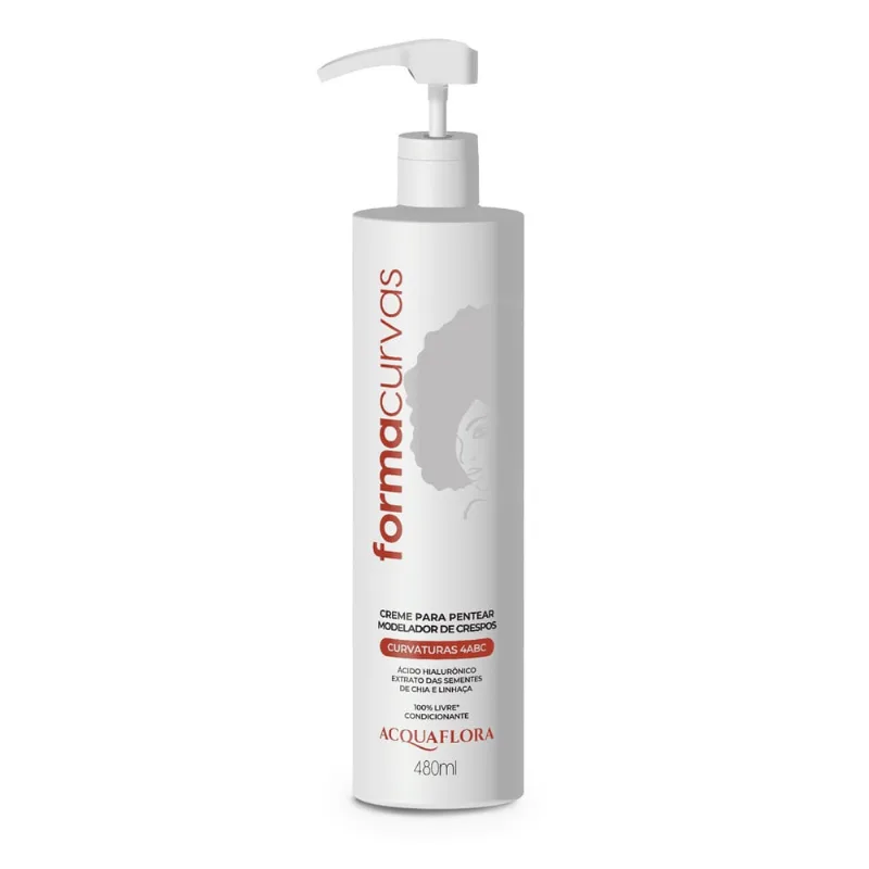 Acquaflora Creme Modelador de Crespo 4ABC Forma Curvas 480ml