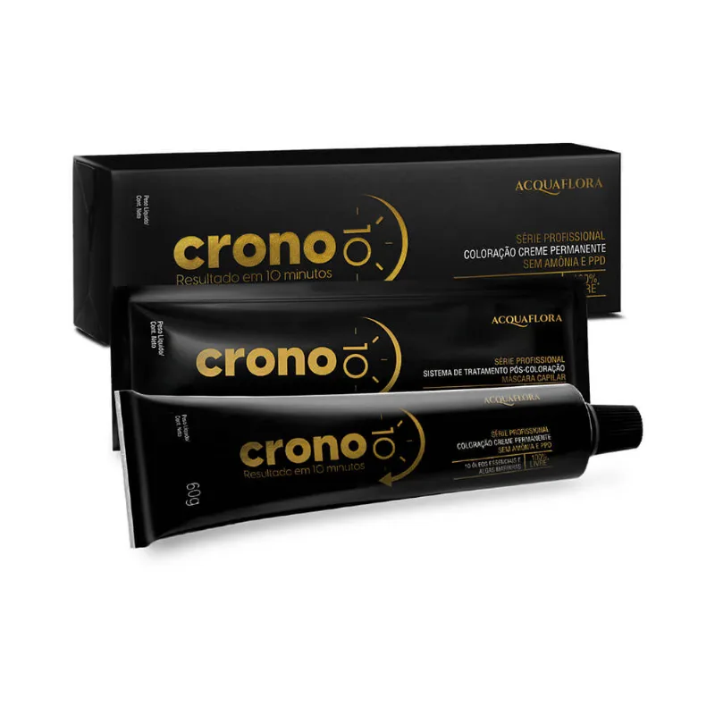 Coloração Acquaflora Crono 10 7.0 Louro Natural Tint Acquaflora 60g Crono10 7.0 Louro Nat.