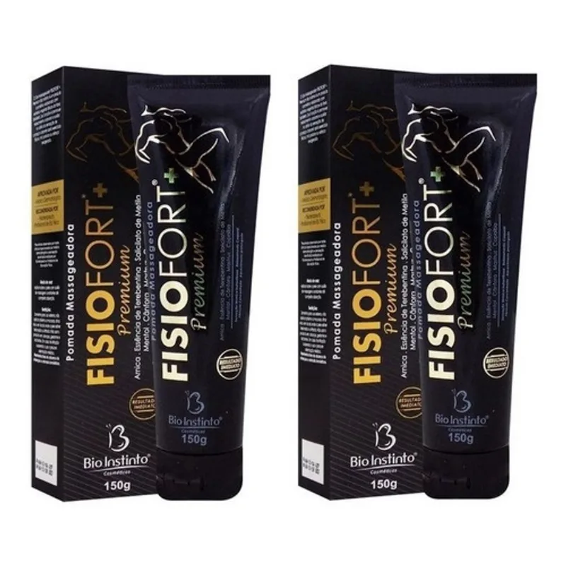 Kit 2 Pomada Fisiofort Premium - Mentol