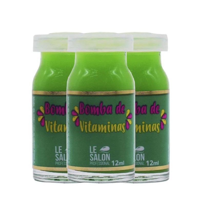AMPOLA CAPILAR LE SALON BOMBA DE VITAMINAS 12ML