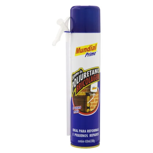ESPUMA DE POLIURETANO MUNDIAL PRIME FRASCO 430ML - MUNDIAL PRIME