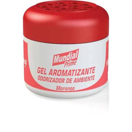Aromatizante Mundial Prime 60g Morango - MUNDIAL - Higiene E Beleza