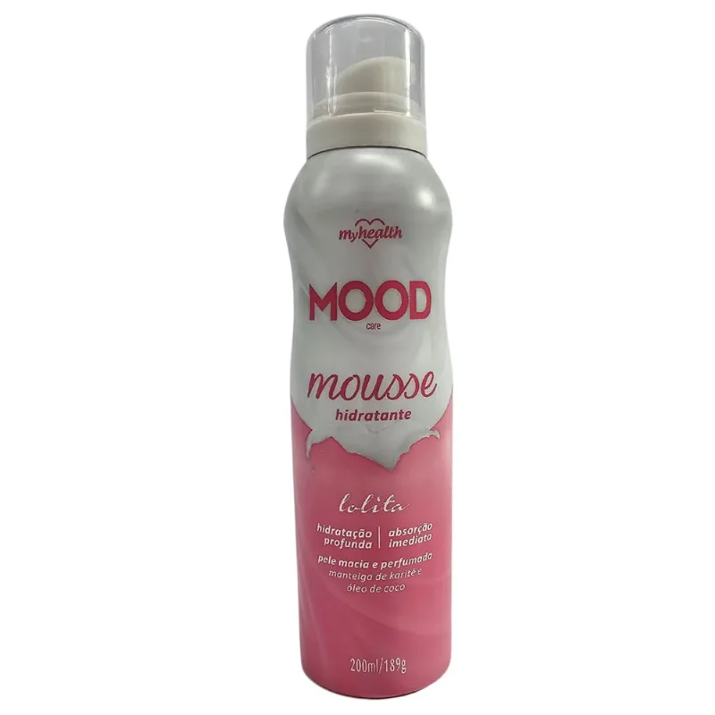 Mousse Hidratante Corporal Lolita Mood Care My Health 200ml / 189g