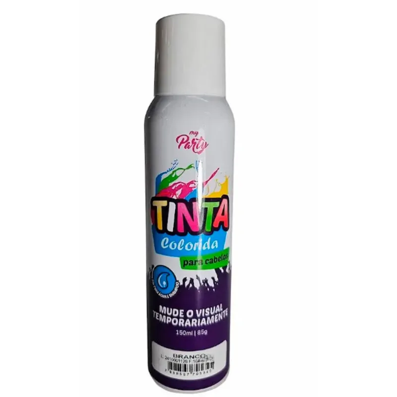 Tinta Temporária Para Cabelo Aeroflex Branco 150ml (MP)