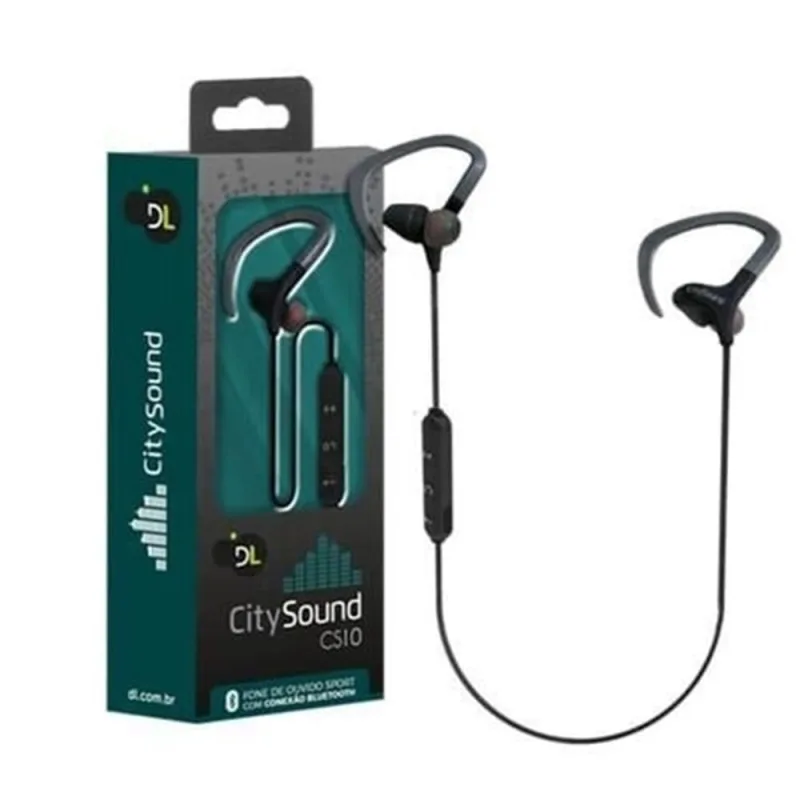 Fone de Ouvido Citysound Bluetooth Cs10 Preto - DL - DL - Eletrônicos áudio E Vídeo
