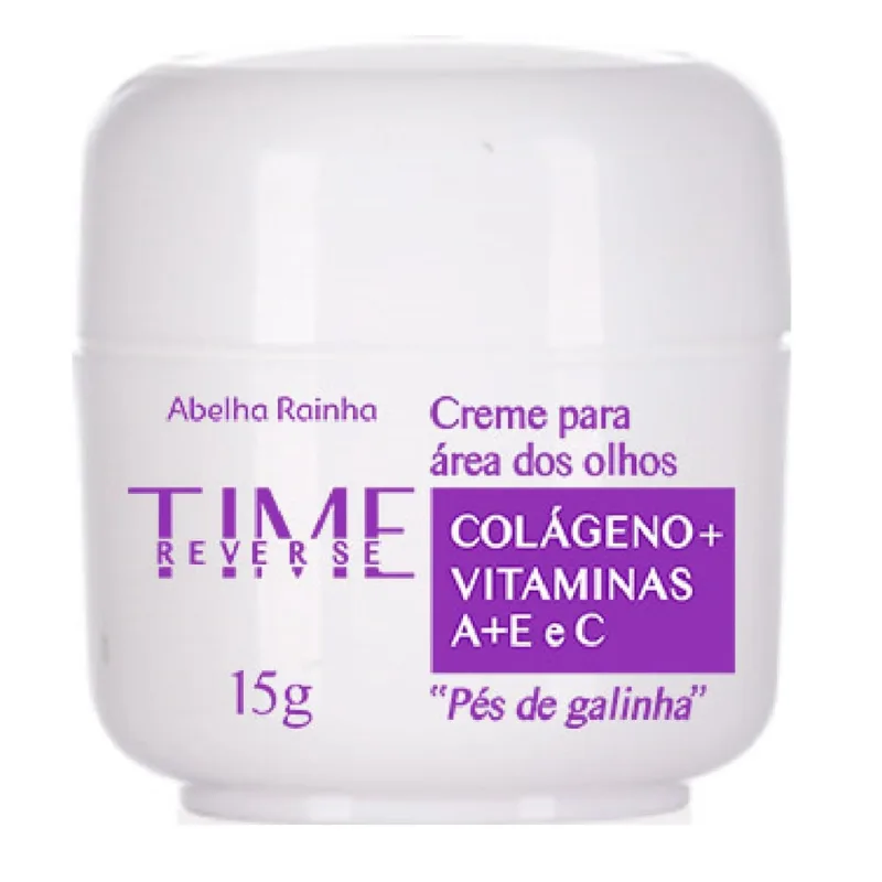 Creme Para Área Dos Olhos pés De Galinha Time Reverse Abelha Rainha 15g