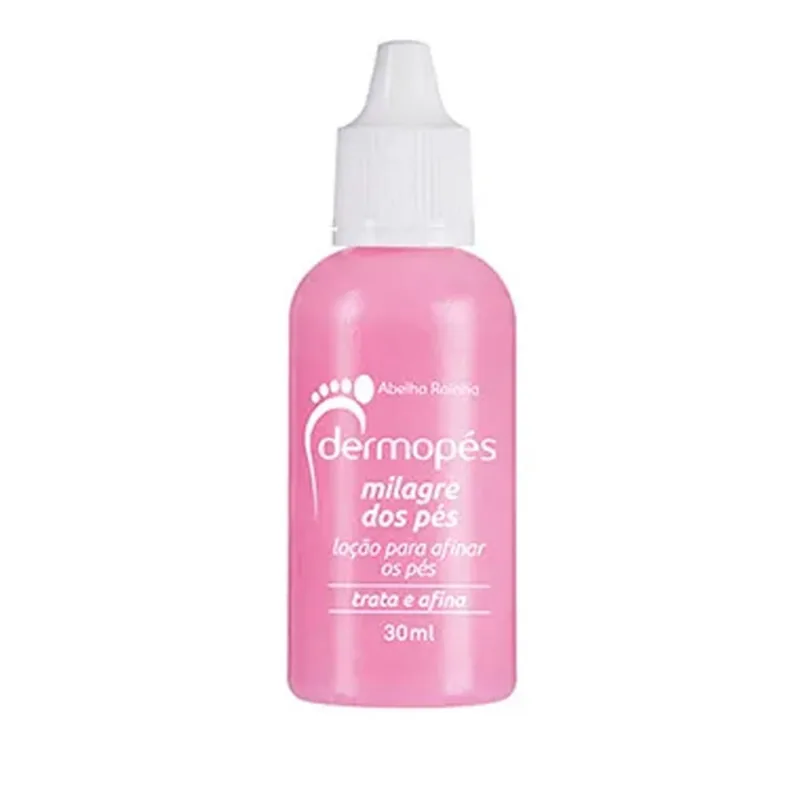 Milagre dos Pés Loção para Afinar os Pés 30 ml Abelha Rainha