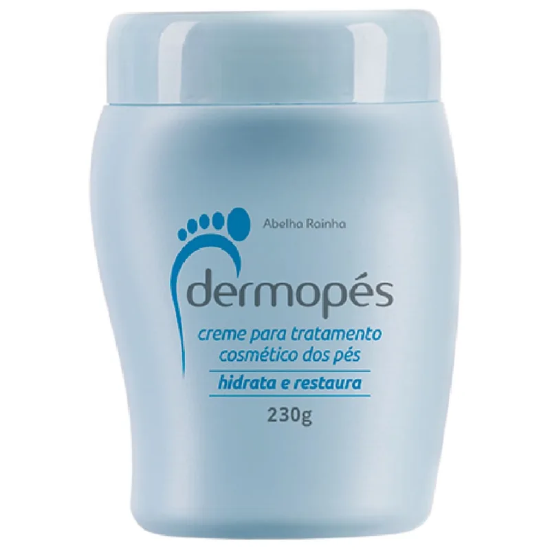 Creme Para Tratamento dos Pés Hidrata e Restaura Dermopés Abelha Rainha 230g