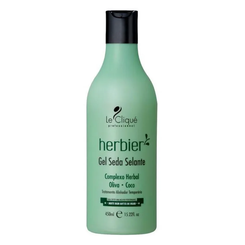 Selagem Alisante Redução de Volume 450ml Herbier Brilho e Maciez Selagem De Alto Impacto- Herbier 450Ml