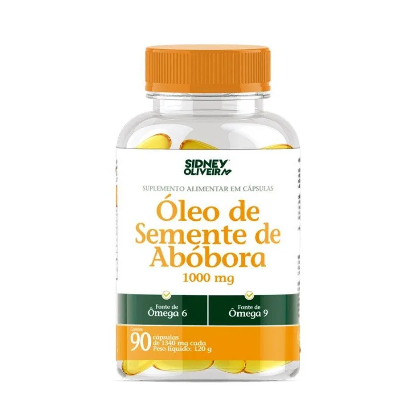 Óleo De Semente De Abóbora 90 Capsulas - Não Informado - Mercearia
