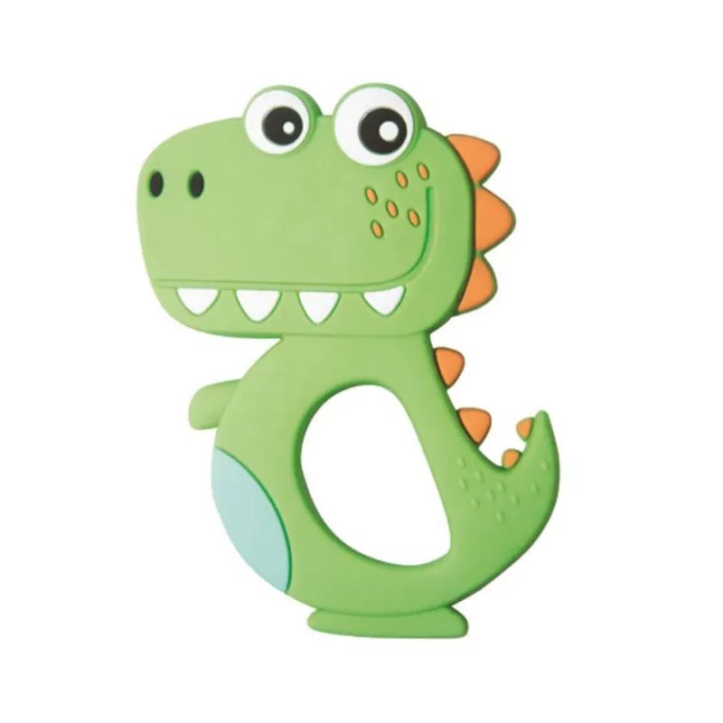 Mordedor de Silicone - Dino - Verde - Girotondo Baby