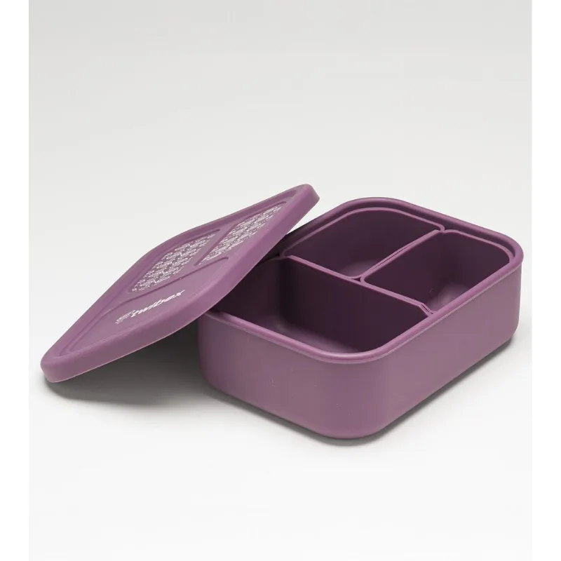Lancheira Bento Box Silicone Lilás Twibex Lilás