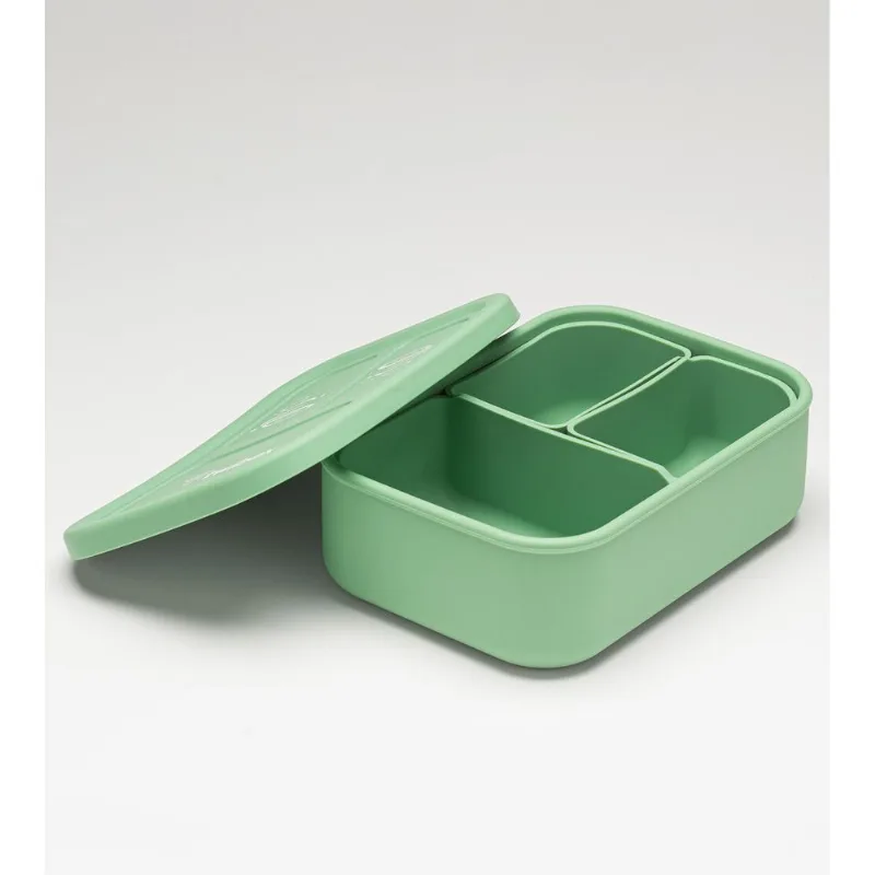 Lancheira Bento Box Silicone Verde Twibex Verde