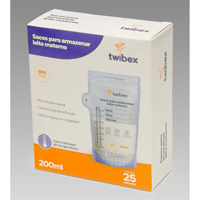 Sacos para Armazenar Leite com Indicador de Temperatura IP200