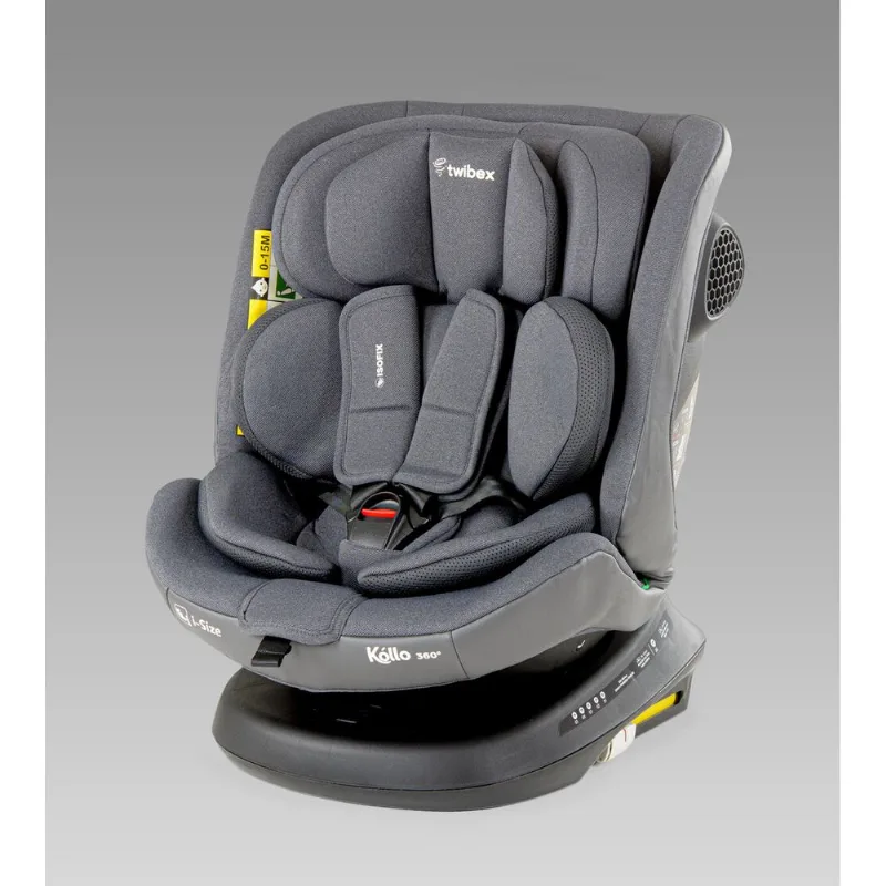 Cadeirinha para Carro Kóllo 360 Twibex Graphite Gray
