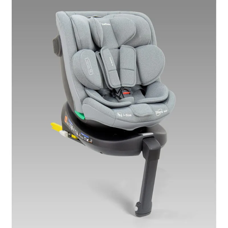 Cadeirinha para Carro Sfera 360 Twibex Argentum Gray