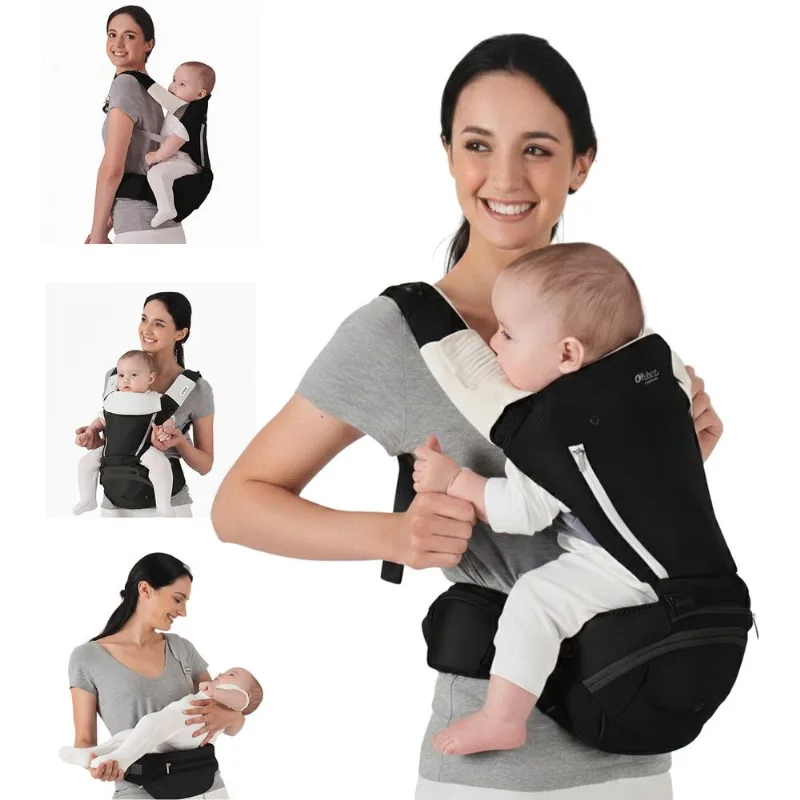 Canguru Confort Seat 4 em 1 Black Twibex Premium Preto