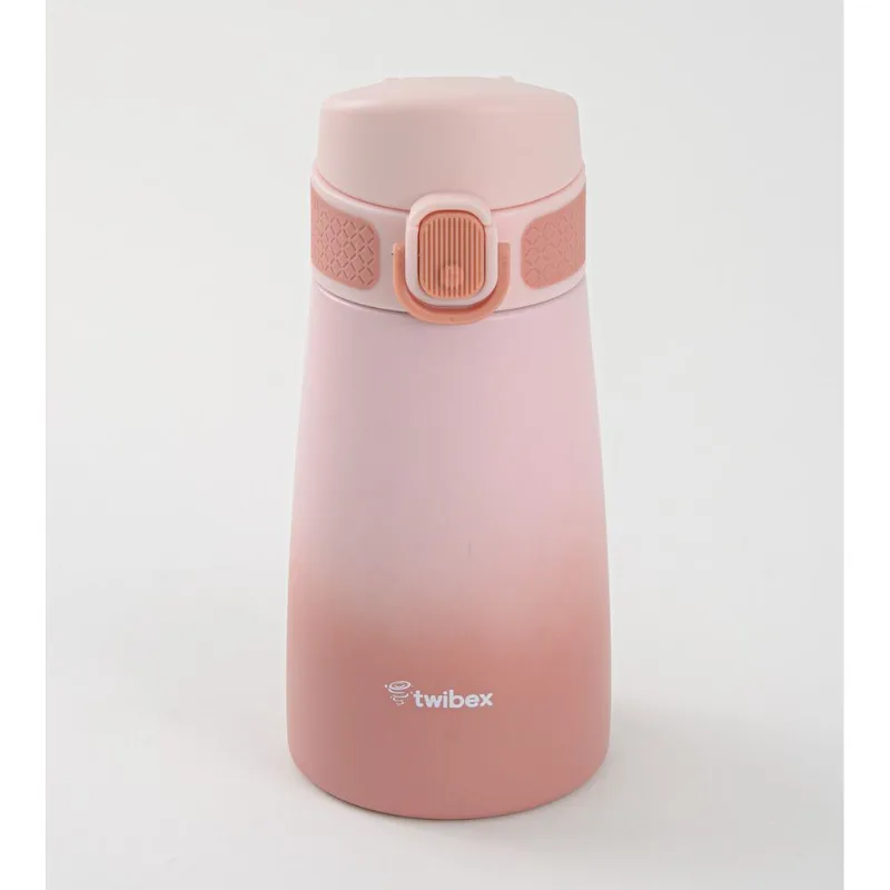 Garrafa Térmica Inox Parede Dupla Direct Drink Rosa 350ml Rosa