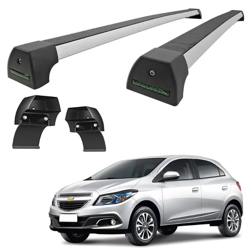 Rack Onix Prisma 2013 2014 2015 2016 2017 2018 2019 Alumínio Long Life Sports Aox Travessa De Teto