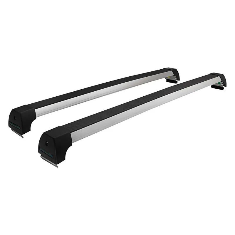 Rack Teto Alumínio Prata Agile Todos Fixado Borda Da Porta