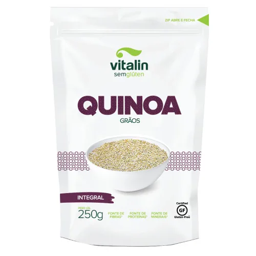 Quinoa Grãos Integral Vitalin 250g - VITALIN - Mercearia