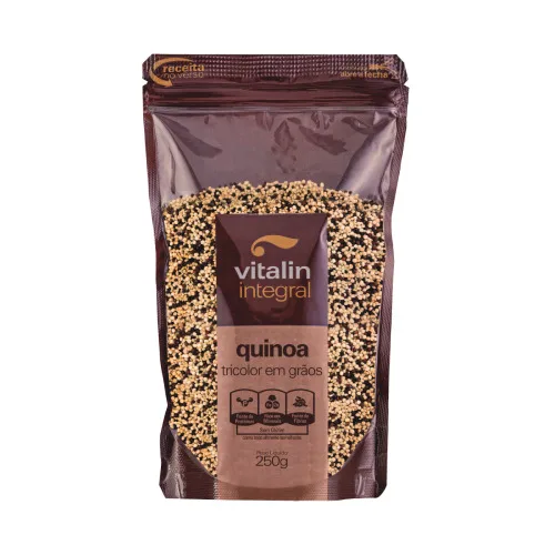 Quinoa Tricolor Grãos Integral Vitalin 250g - VITALIN