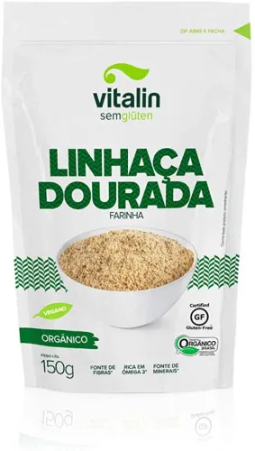 Farinha De Linhaça Orgânica Vitalin Pouch 150g - VITALIN