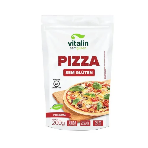 Mistura P/ Pizza Vitalin Integral 200g - INTEGRAL - Mercearia