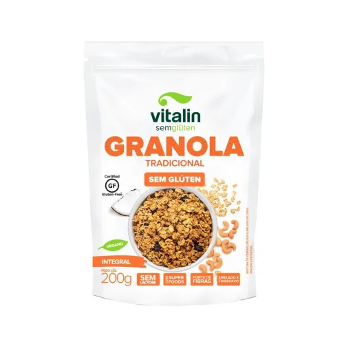 Granola Vitalin Trad Integral 200g - INTEGRAL - Mercearia