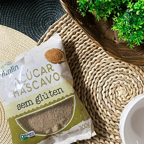 Açúcar Mascavo Orgânico Vitalin 300g - Não Informado - Mercearia