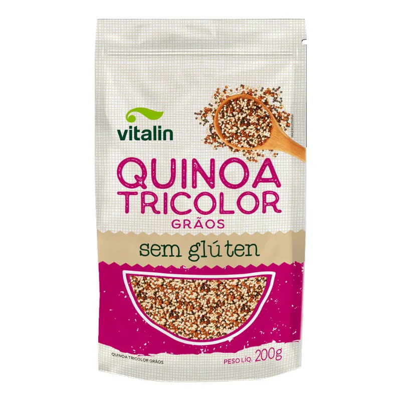 Quinoa Tricolor Grãos Vitalin 200g - Vitalin