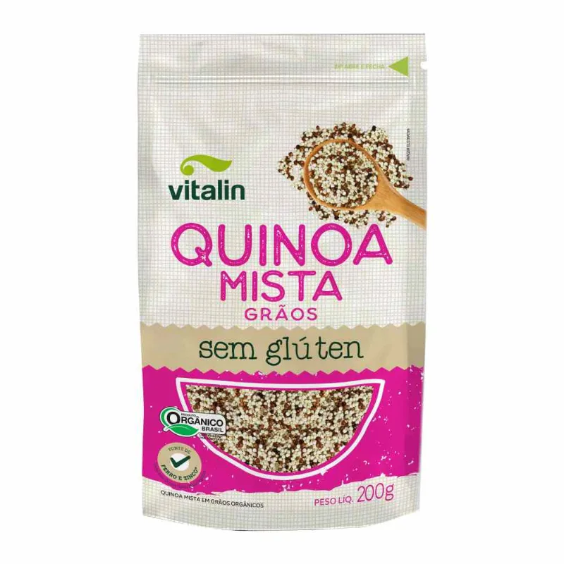 Quinoa Mista em Grãos Vitalin Orgânica 200g