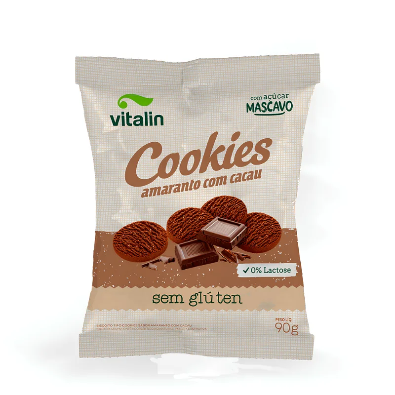 Cookies Amaranto com Cacau - 90g
