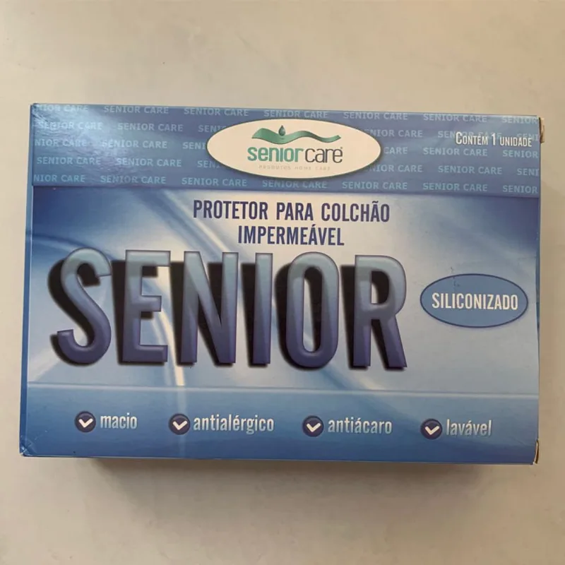 Protetor Solteiro Caixa De Ovo Pvc Com Ziper - Bege - Senior Care Protetor Solteiro Caixa De Ovo - Bege