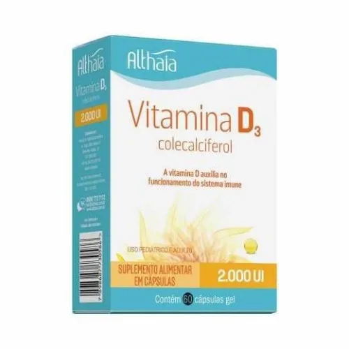 VITAMINA D3 ALTHAIA 2000UI 60 CÁPSULAS MOLES - Althaia - Medicamentos